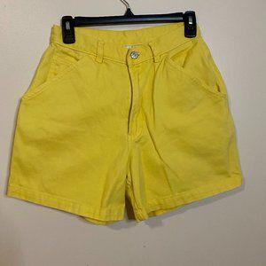 Vintage Maria Gabrielle New York Yellow Denim shorts